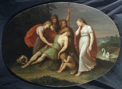 De dood van Adonis door Andrea the Elder Appiani