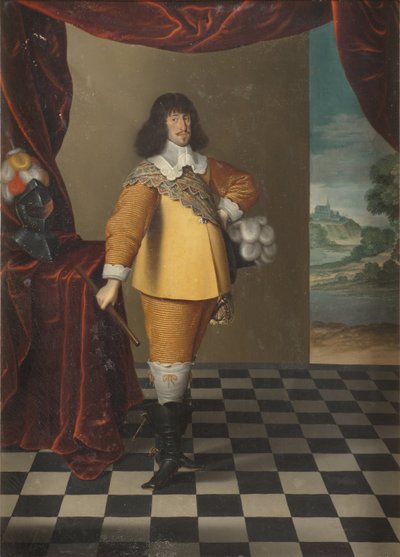 Portret van Koning Frederik III van Denemarken en Noorwegen (1609-1670) door Andreas (active 1639 1651) Magerstadt