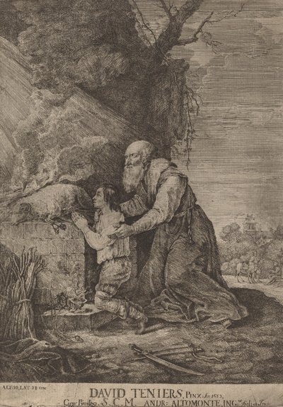 Het offer van Isaac door Andreas Altomonte