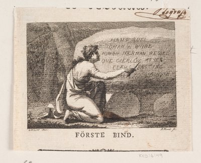 De vrouwelijke genius van eer door Andreas Flint