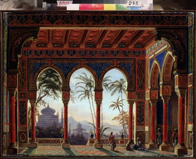 Decor voor de opera 