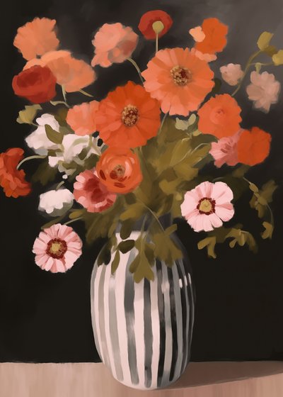 Elegant bloemstilleven door Andreas Magnusson