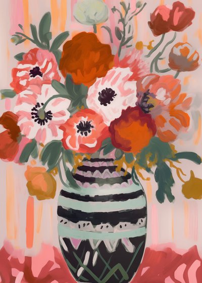 Levendig bloemenboeket door Andreas Magnusson