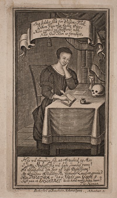 Dorthe Engelbrechtsdatter door Andreas Reinhardt