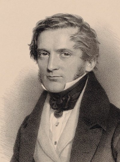 Portret van de componist Franz Lachner 1803-1890, 1830 door Andreas Staub