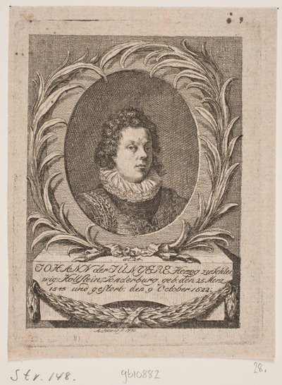 Hertog Hans de Jongere van Sønderborg door Andreas Støttrup