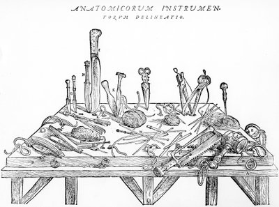 Instrumenten voor Dissecties, illustratie uit 
