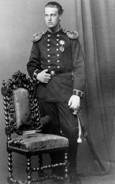 Grootvorst Alexei Alexandrovich van Rusland, c1865-c1870 door Andrei Deniere