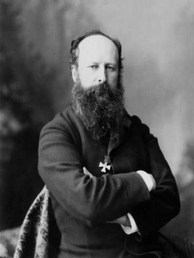 Vasily Vereshchagin, Russische kunstenaar, ca. 1880s-1890s door Andrei Osipovich Karelin