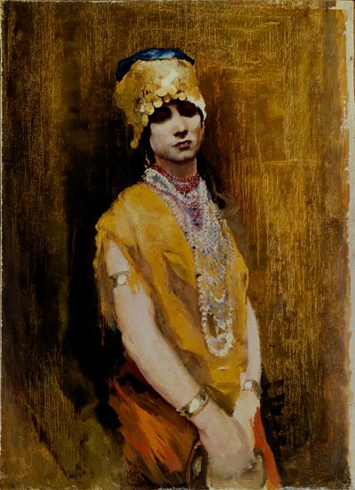 Een danser, Eind 19e eeuw door Andrei Petrovich Ryabushkin