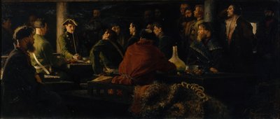 Het speelgoedleger van Peter I, 1892 door Andrei Petrovich Ryabushkin