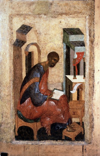 De evangelist Sint Lucas door Andrei Rublev