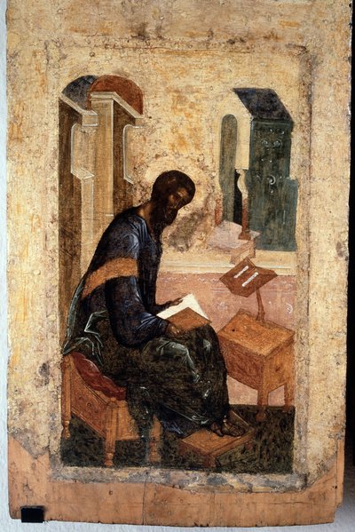De evangelist Sint Mattheüs door Andrei Rublev