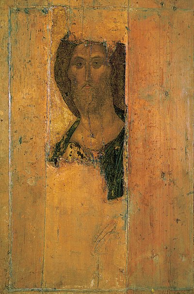 Salvator Mundi Redder van de Wereld, ca. 1410 door Andrei Rublev