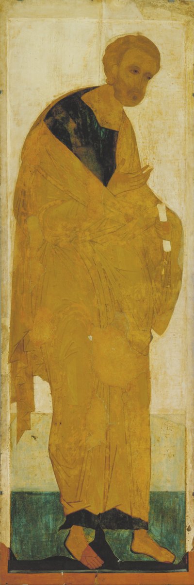 Sint Pieter. Uit Deisus Tier door Andrei Rublev