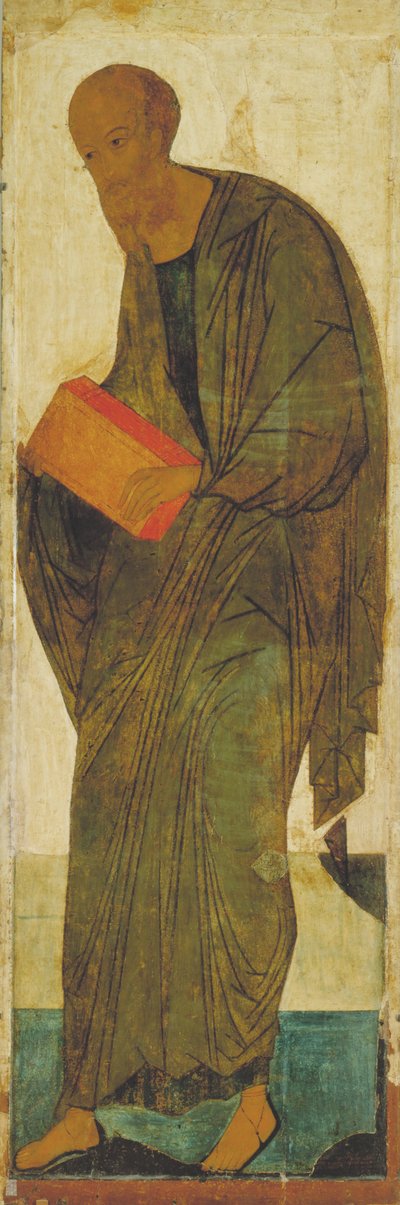 De apostel Paulus uit de Deesis-reeks door Andrei Rublev