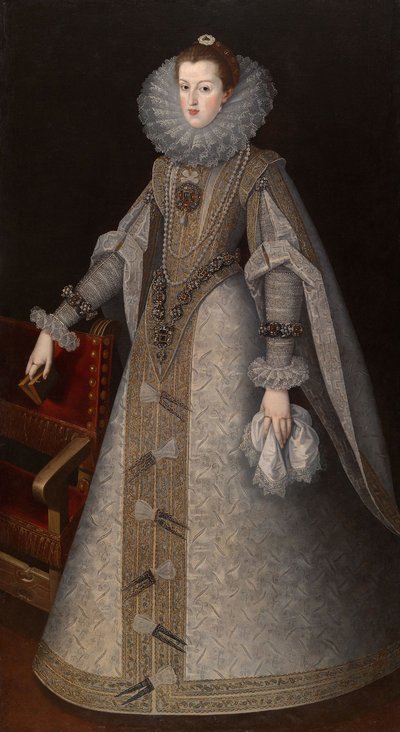 Margaretha van Oostenrijk, Koningin van Spanje, ca. 1610 door Andres Lopez Polanco