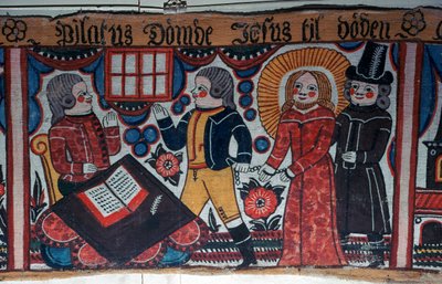 Afbeelding van Christus voor Pontius Pilatus uit Zweden door Andres Palsson