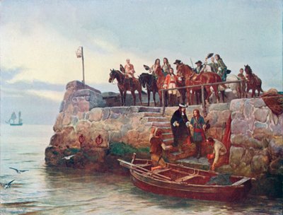 Een verloren zaak: De vlucht van James II na de Slag bij de Boyne door Andrew Carrick (after) Gow