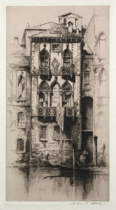 Palazzo Contanni, Venetië door Andrew F. Affleck