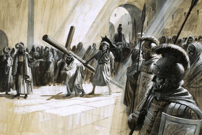Christus draagt het kruis door Andrew Howat