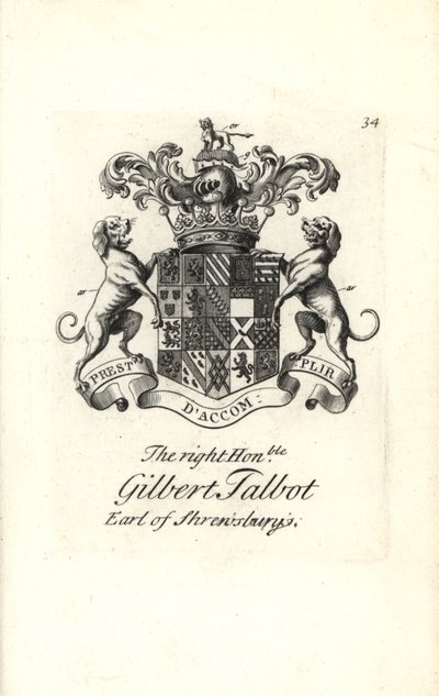 Wapen en wapenrusting van de zeer eerbiedwaardige Gilbert Talbot door Andrew Johnston