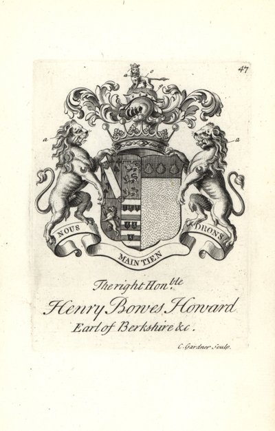 Wapen en wapenrusting van Henry Bowes Howard door Andrew Johnston