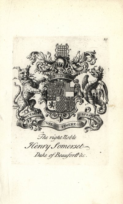 Wapen en wapenrusting van de zeer edele Henry Somerset, 2e Hertog van Beaufort door Andrew Johnston