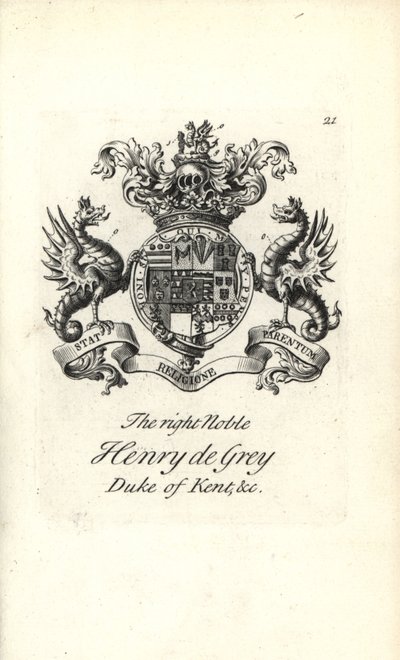 Wapen en wapenrusting van de zeer edele Henry de Grey door Andrew Johnston