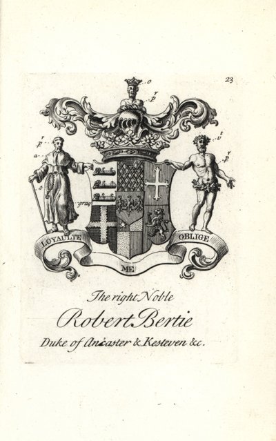 Wapen en wapenrusting van de zeer edele Robert Bertie door Andrew Johnston