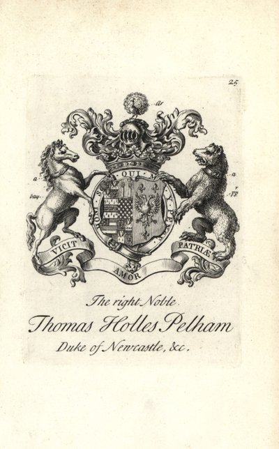 Wapen en wapenrusting van de zeer edele Thomas Holles Pelham door Andrew Johnston