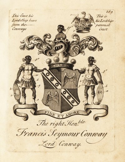 Wapen van de Hooggeachte Francis Seymour Conway, Lord Conway door Andrew Johnston