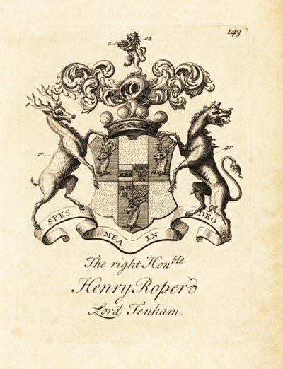 Wapen van de Hooggeachte Henry Roper, Lord Tenham door Andrew Johnston