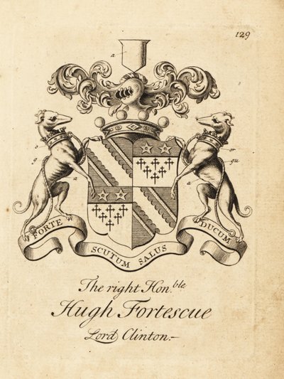 Wapen van de Hooggeachte Hugh Fortescue door Andrew Johnston