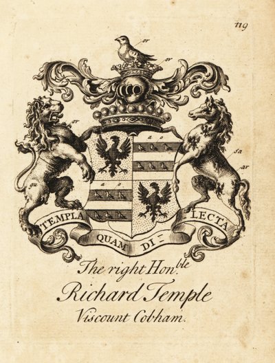Wapen van de Hooggeachte Richard Temple door Andrew Johnston