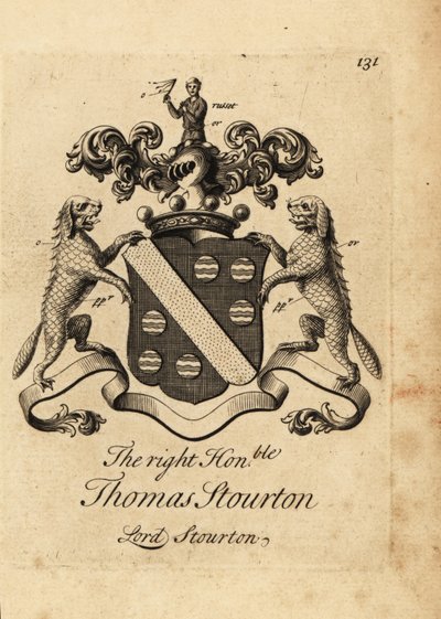 Wapen van de Zeer Eerwaarde Thomas Stourton door Andrew Johnston