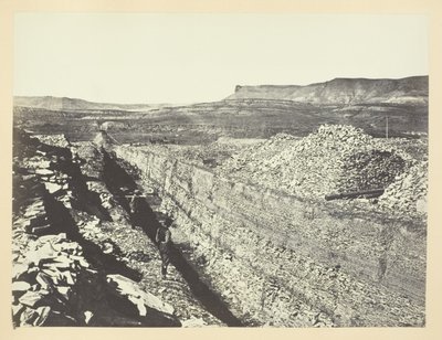 Burning Rock Cut, Green River Valley door Andrew Joseph Russell