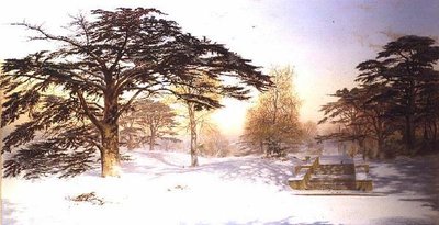 Ongerepte sneeuw binnen drie mijl van Charing Cross; Holland Park door Andrew MacCallum
