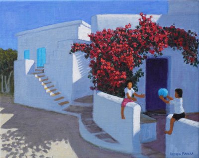 Balspel, Samos, Griekenland, 2022 door Andrew Macara