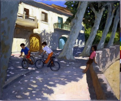 Jongens en fietsen, Frankrijk door Andrew Macara
