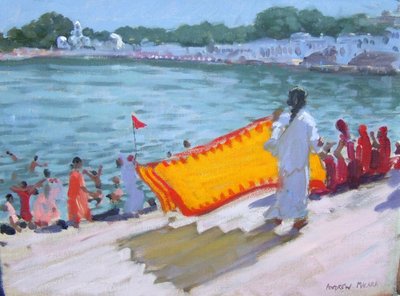 Sari drogen, Pushkar door Andrew Macara