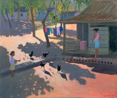 Kippen en Kuikens, Cuba, 1997 door Andrew Macara
