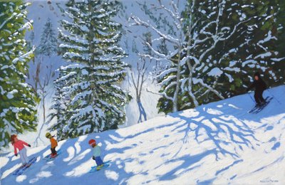 Skiën van Courchevel naar La Tania, 2019 door Andrew Macara