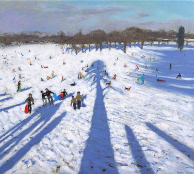 Sleeën, Wollaton Park, 2017 door Andrew Macara
