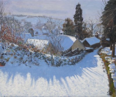 Steile heuvel, Wirksworth, Derbyshire door Andrew Macara