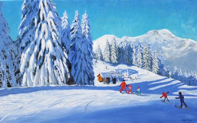 De Skiles, Morzine door Andrew Macara
