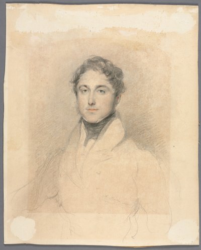 Portret van een Man, 1828 door Andrew Morton