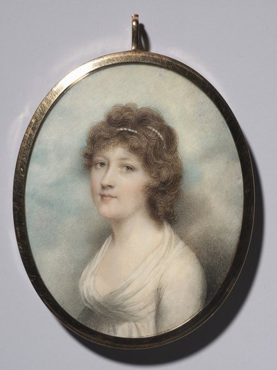Portret van een Vrouw, 1790s door Andrew Plimer