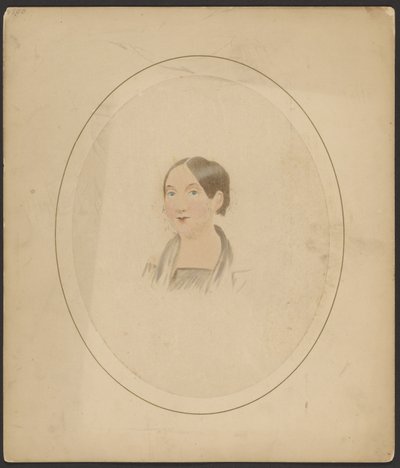 Portret van Lavinia E. Walken (Mrs. A.J. Hill) door Andrew W. Jordan