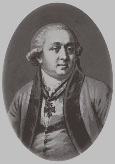Portret van de architect Ivan Yegorovich Starov 1745-1808 door Andrey Mikhaylovich Lushev